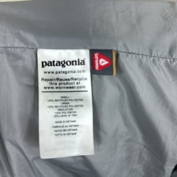 Patagonia Gray Nano Puff Winter Puffer Zip-Up Jacket Small - Picture 9 of 12